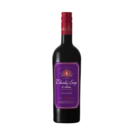 Charles Lang & Sons - Pinotage 2021 (Case of 6 x 750ml) African tanacity
