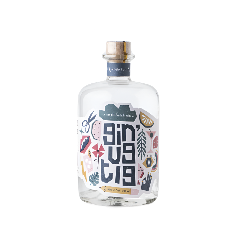 Gin’ugtig - Wildly Floral 9 Botanical Gin - 750ml