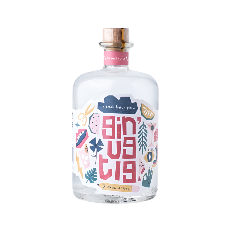 Gin’ugtig - Mzansi Spice 8 Botanical Gin - 750ml